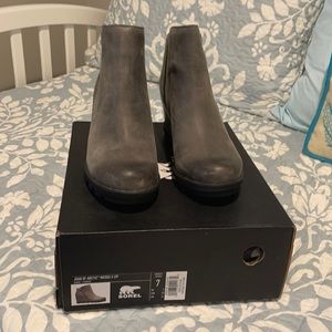 SOREL JOAN OF ARCTIC WEDGE II ZIP QUARRY WOMEN'S